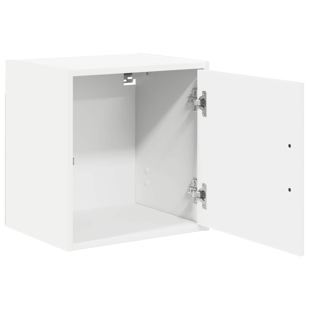 vidaXL Garage Wall Cabinet White Engineered Wood 5