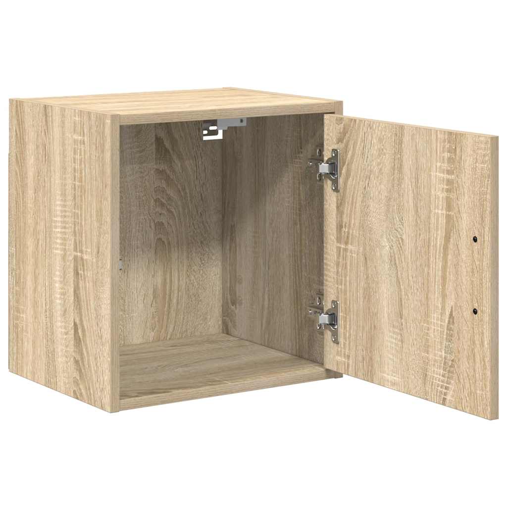 vidaXL Garage Wall Cabinet Sonoma Oak Engineered Wood 5