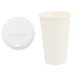 Paper Coffee Cups with Lids 1000 pcs 4oz 400 ml