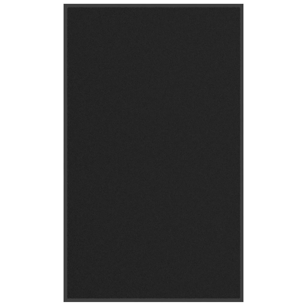 vidaXL Doormat Black 90x150 cm 1