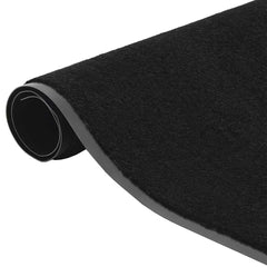 vidaXL Doormat Black 90x150 cm 4