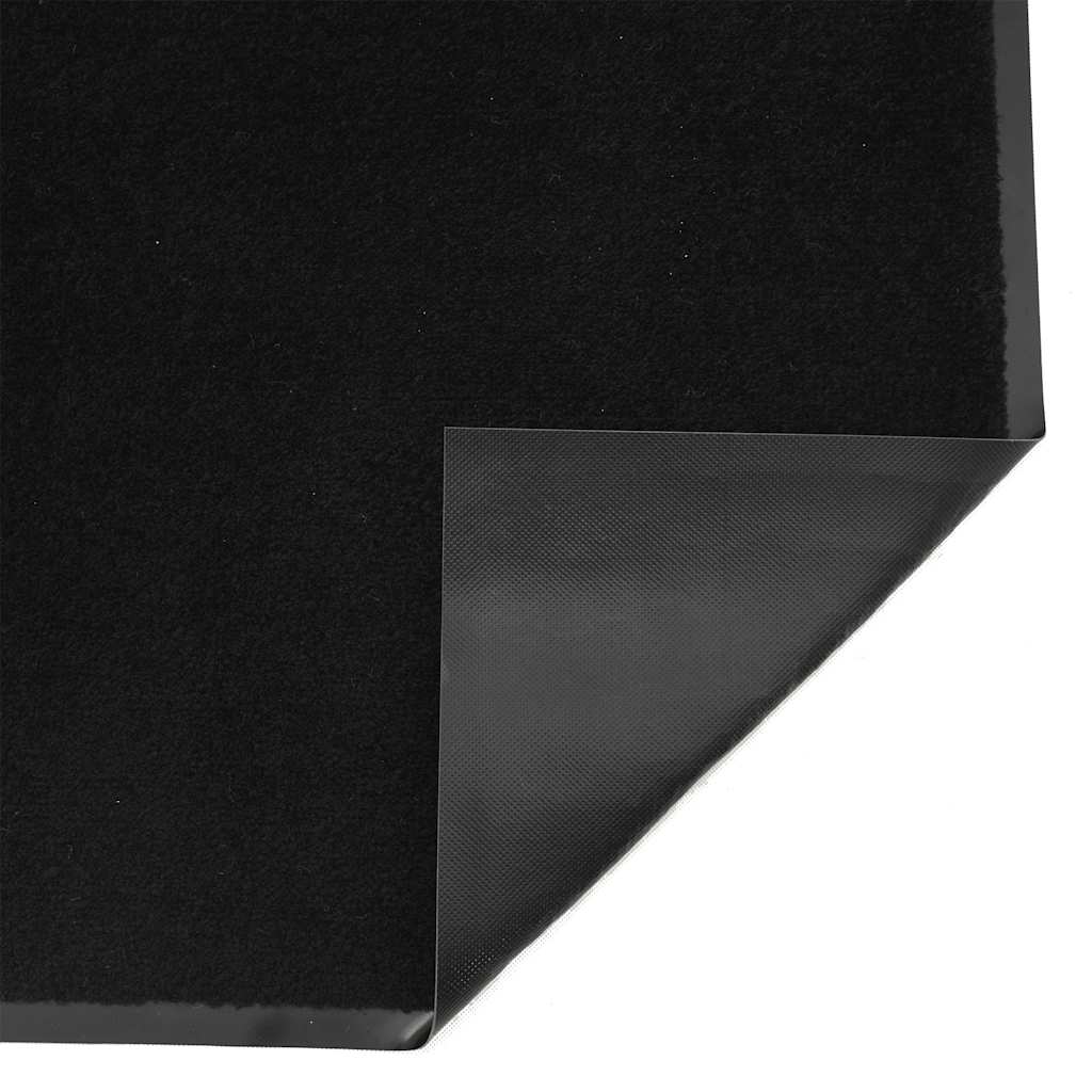 vidaXL Doormat Black 90x150 cm 5