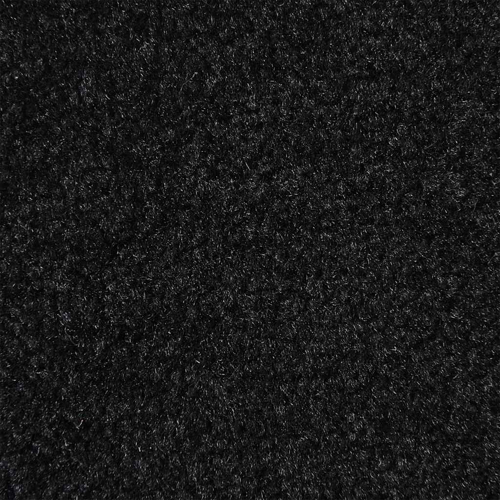 vidaXL Doormat Black 90x150 cm 6