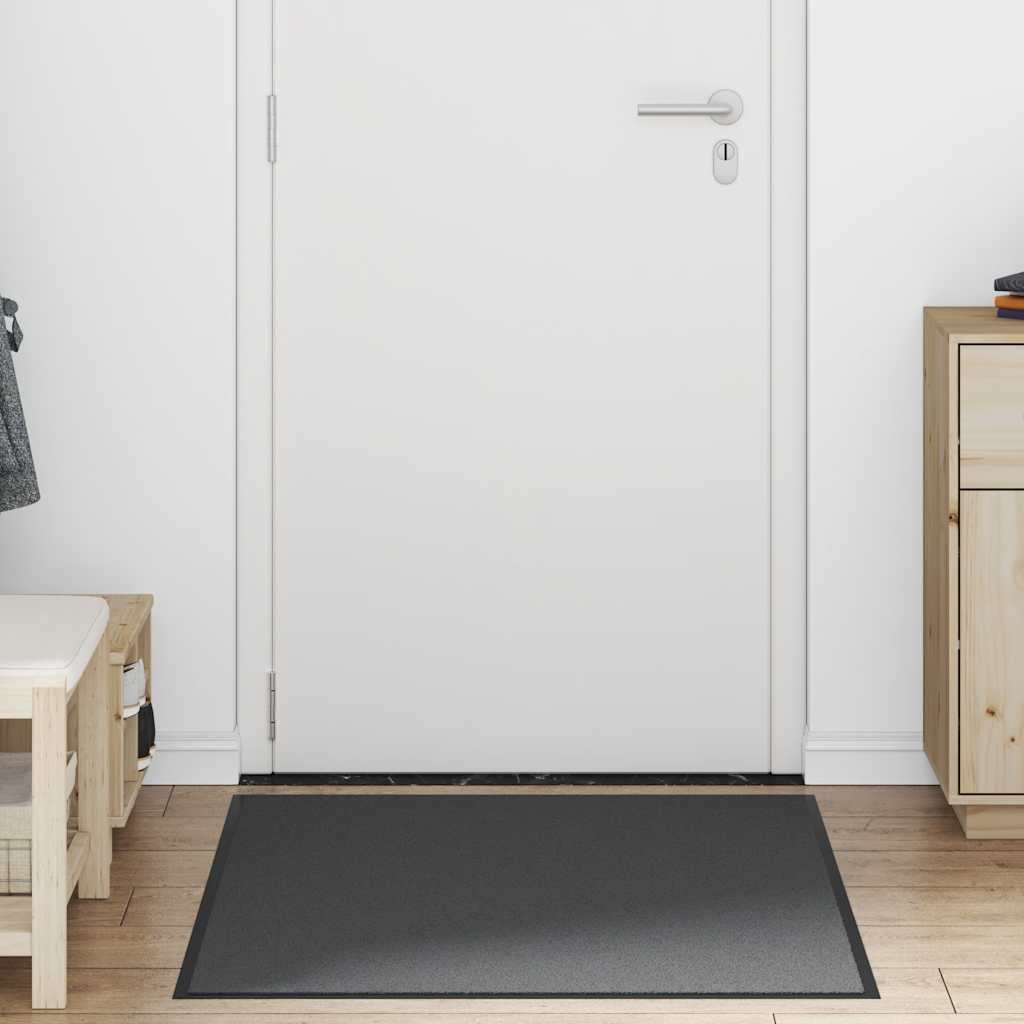 vidaXL Doormat Anthracite 90x120 cm 2