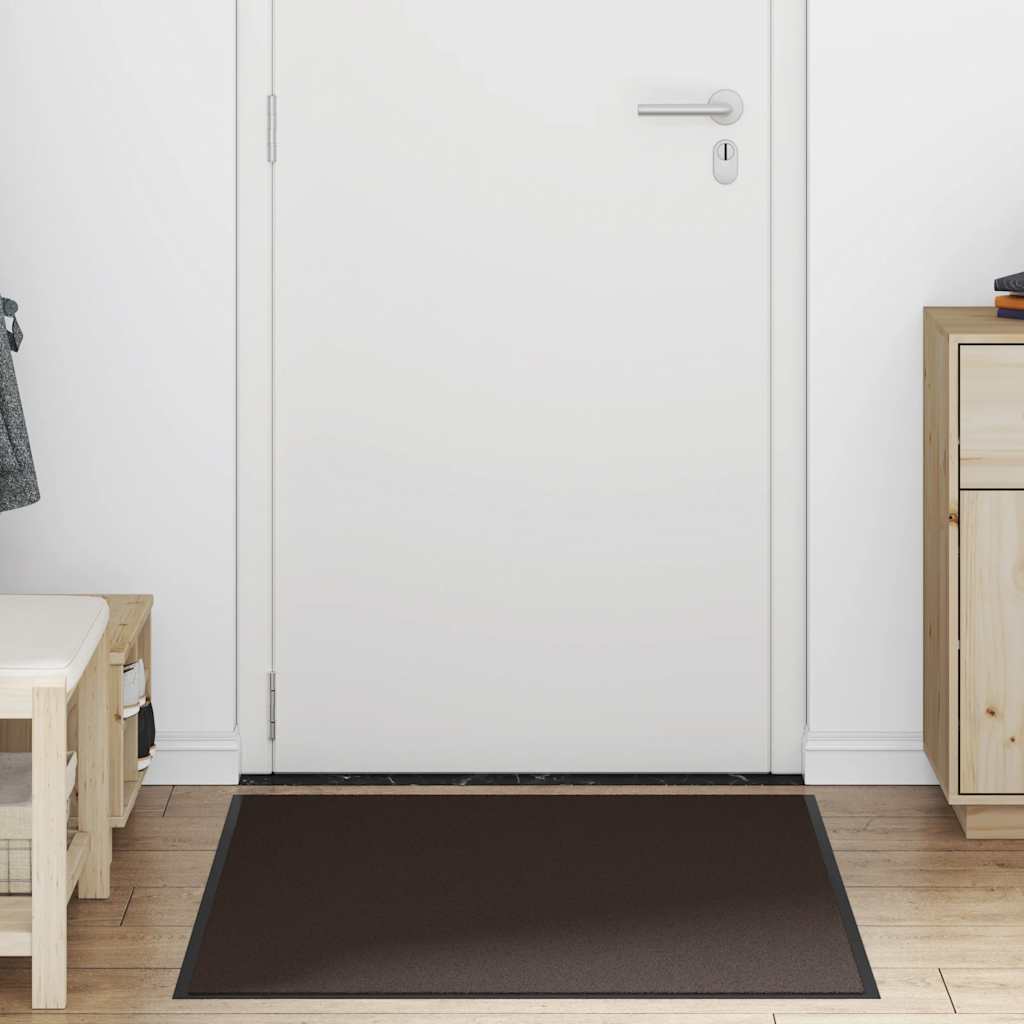 vidaXL Doormat Brown 90x150 cm 3