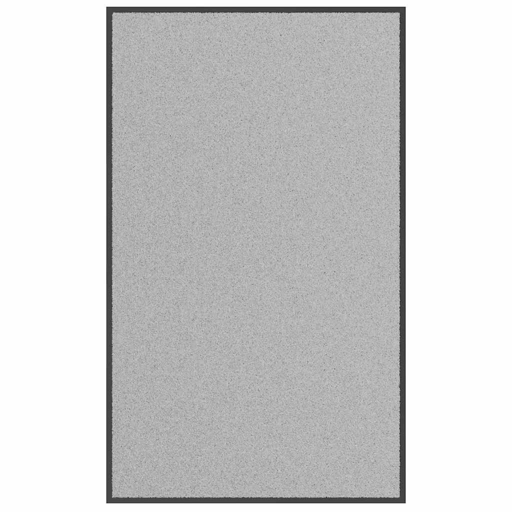 vidaXL Doormat Grey 90x150 cm 1