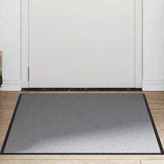 vidaXL Doormat Grey 90x150 cm 2