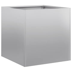 vidaXL Planter 40x40x40 cm Galvanised Steel 2