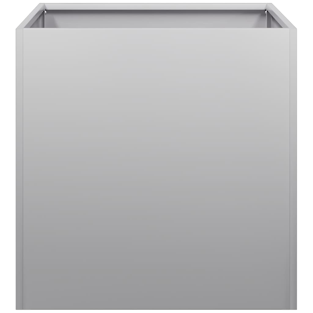 vidaXL Planter 40x40x40 cm Galvanised Steel 4