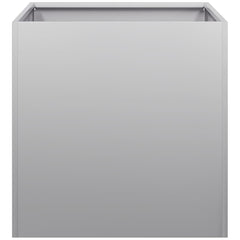 vidaXL Planter 40x40x40 cm Galvanised Steel 4