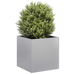 vidaXL Planter 40x40x40 cm Galvanised Steel 1