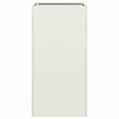 vidaXL Planter White 40x40x80 cm Cold-rolled Steel 4