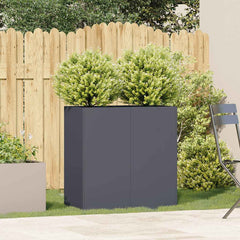 Planter 80x40x80 cm Cold-rolled Steel Anthracite