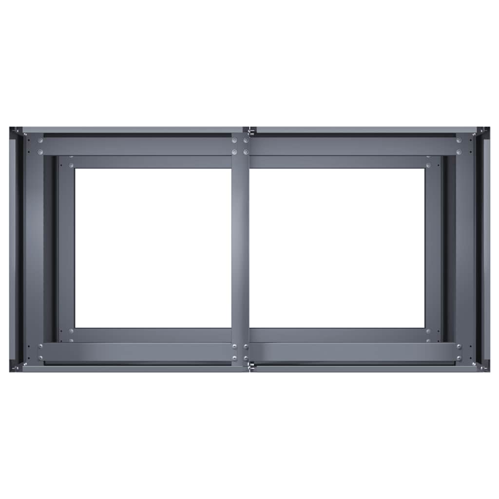 Planter 80x40x80 cm Cold-rolled Steel Anthracite