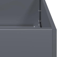 Planter 80x40x80 cm Cold-rolled Steel Anthracite