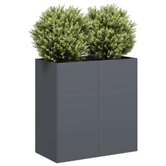 Planter 80x40x80 cm Cold-rolled Steel Anthracite