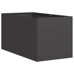 vidaXL Planter Black 40x80x40 cm Cold-rolled Steel 2