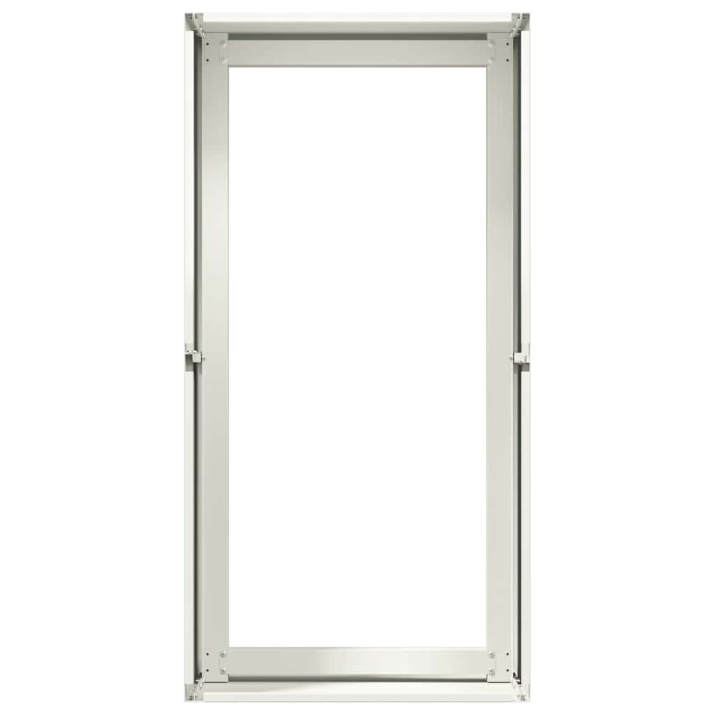 vidaXL Planter White 40x80x40 cm Cold-rolled Steel 5