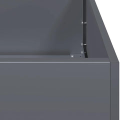 vidaXL Planter Anthracite 40x80x40 cm Cold-rolled Steel 6