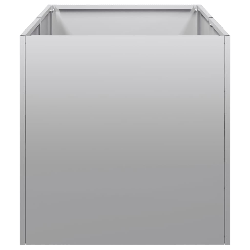 vidaXL Planter 40x80x40 cm Galvanised Steel 3