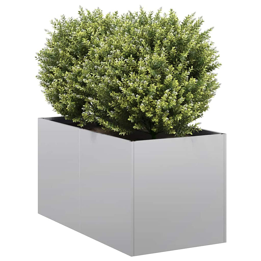 vidaXL Planter 40x80x40 cm Galvanised Steel 1