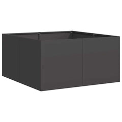 vidaXL Planter Black 80x80x40 cm Cold-rolled Steel 2