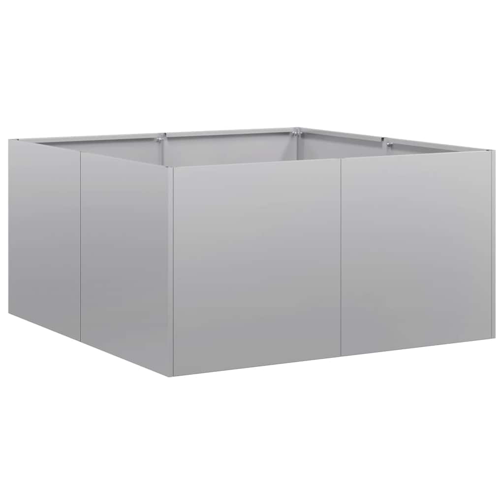 Planter 80x80x40 cm Cold-rolled Steel Depth 80 cm Height 40 cm Width 80 cm Galvanised steel