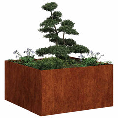 vidaXL Planter 80x80x40 cm Cold-rolled Steel