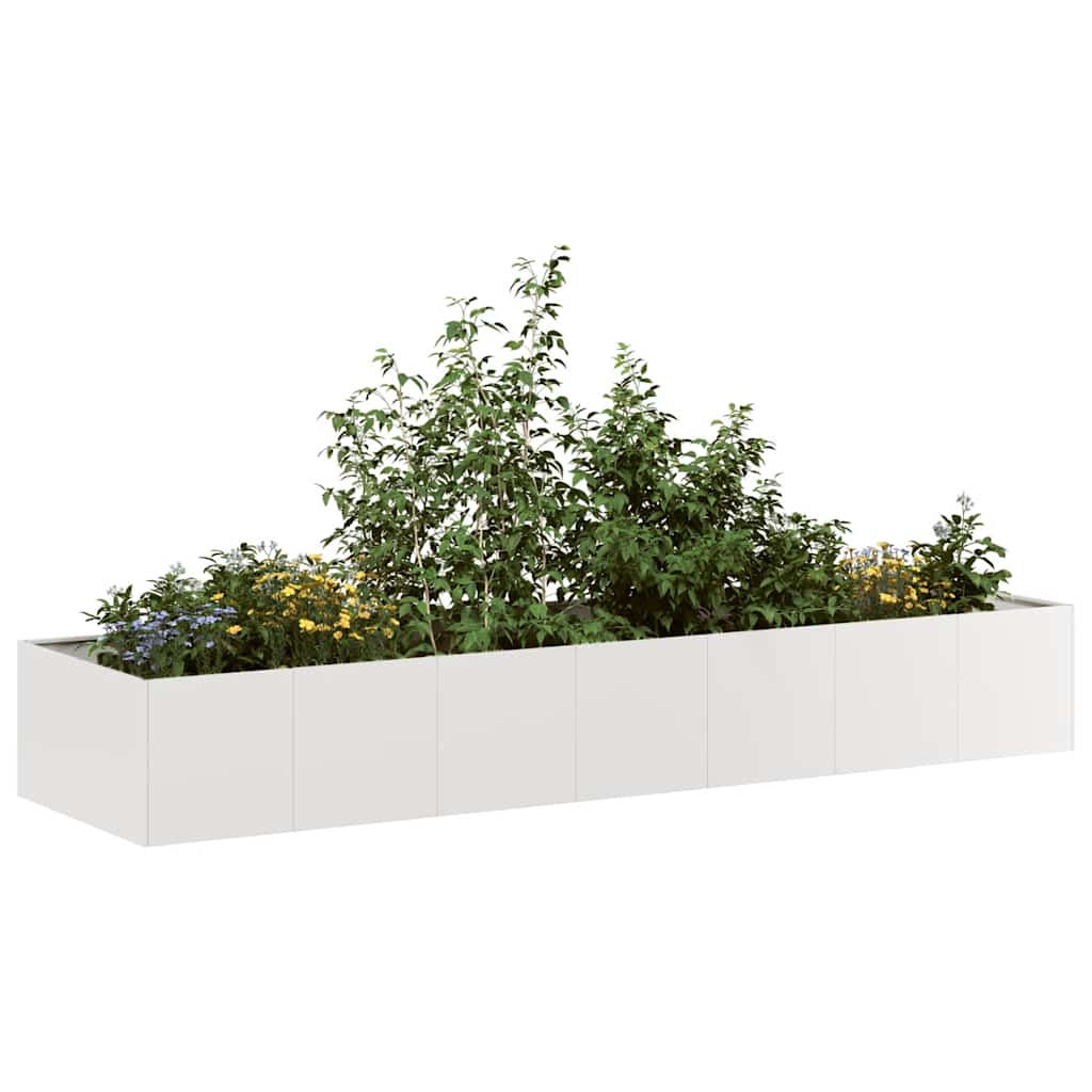 Planter 280x80x40 cm Steel Stainless steel
