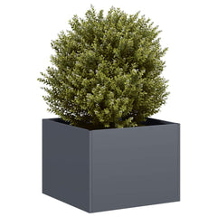 vidaXL Planter Anthracite 40x40x30 cm Steel 1