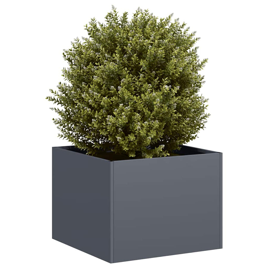 vidaXL Planter Anthracite 40x40x30 cm Steel 1