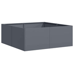vidaXL Planter Anthracite 80x80x30 cm Steel 2