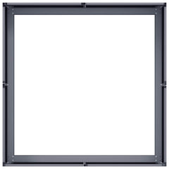 vidaXL Planter Anthracite 80x80x30 cm Steel 4