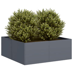 vidaXL Planter Anthracite 80x80x30 cm Steel 1