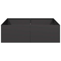 vidaXL Planter Black 100x100x30 cm Steel 4