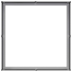 vidaXL Planter 100x100x30 cm Galvanised Steel 5