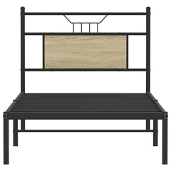 vidaXL Bed Frame without Mattress Sonoma Oak 90x200 cm Engineered Wood 6