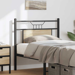 vidaXL Replace Headboard Sonoma Oak 90 cm Engineered Wood and Steel 3
