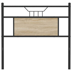 vidaXL Replace Headboard Sonoma Oak 90 cm Engineered Wood and Steel 4