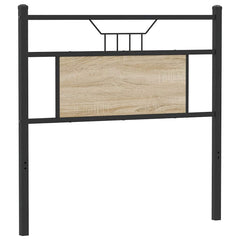 vidaXL Replace Headboard Sonoma Oak 90 cm Engineered Wood and Steel 6