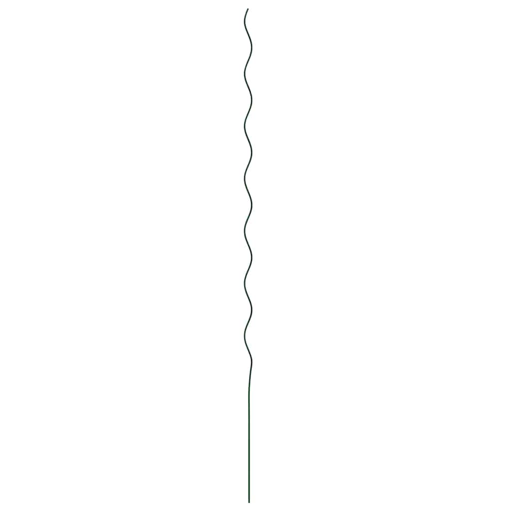 vidaXL Plant Support 5 pcs Green 170 x 0.6 x 0.6 cm Steel 6