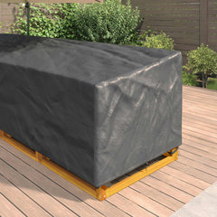 vidaXL Furniture Cover 325 x 325 x 80 cm 600D Oxford Fbric L-Shape 4