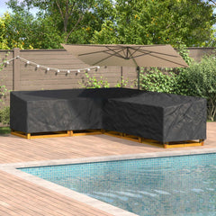 Furniture Cover 420D Oxford Fbric L-Shape 420D Oxford Fabric 355 cm 275 cm Right version