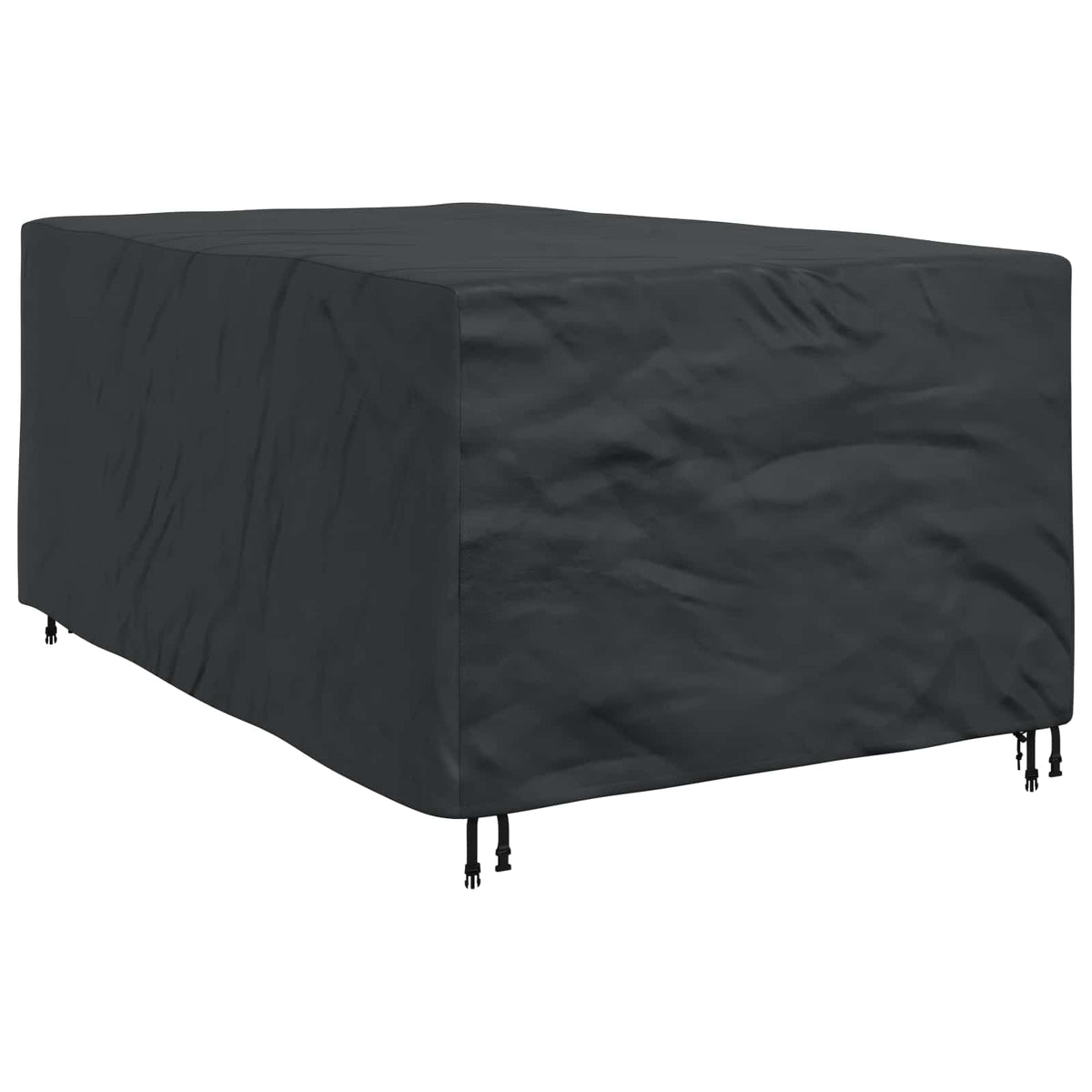vidaXL Furniture Cover Plain Black 143 x 225 x 90 cm 600D 2
