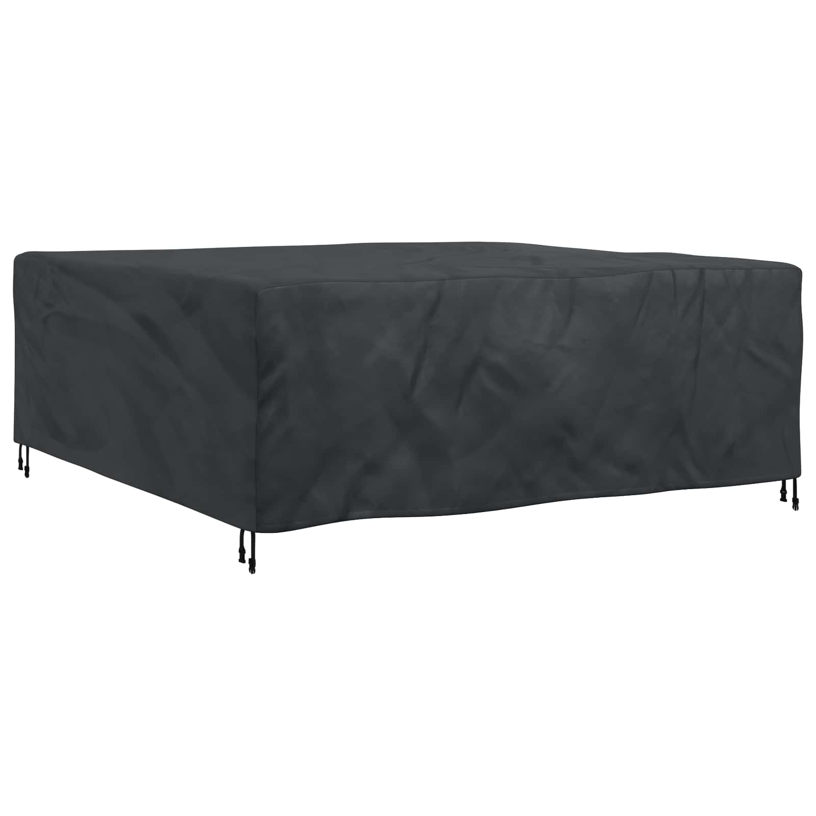 vidaXL Furniture Cover Plain Black 200 x 190 x 85 cm 600D 2