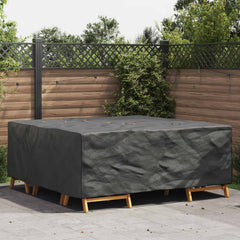 vidaXL Furniture Cover Plain Black 210 x 200 x 70 cm 600D 1