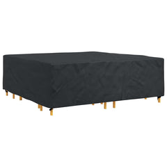vidaXL Furniture Cover Plain Black 220 x 220 x 70 cm 420D 3