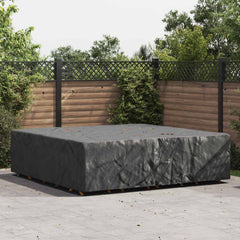 vidaXL Furniture Cover Plain Black 260 x 260 x 70 cm 420D 1