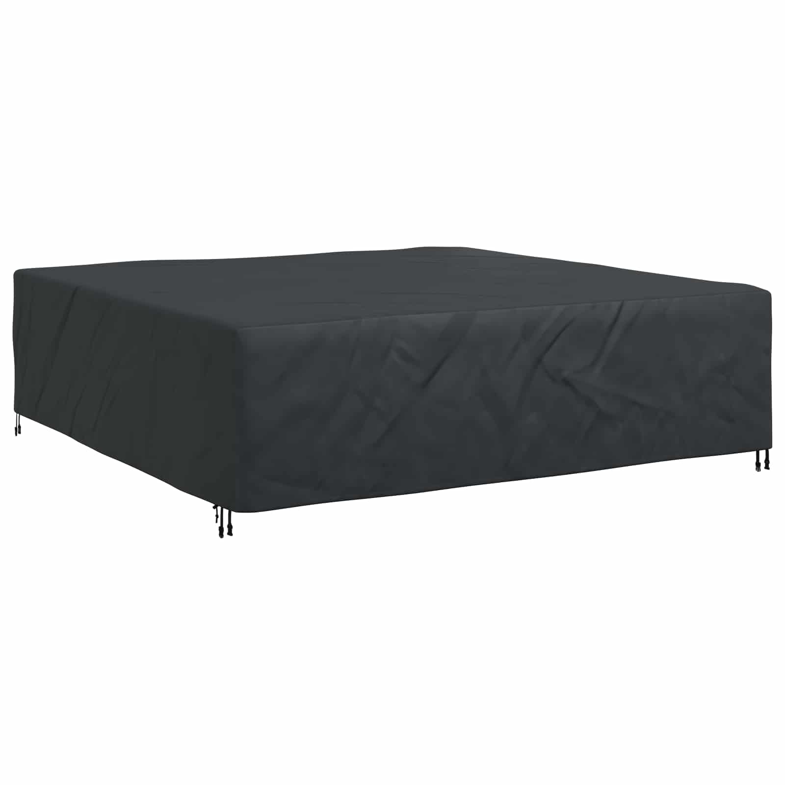 vidaXL Furniture Cover Plain Black 260 x 260 x 70 cm 420D 2
