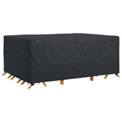 vidaXL Furniture Cover Plain Black 280 x 204 x 106 cm 420D 3